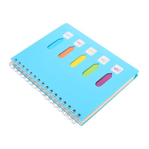 Gogogmee Spiralnotizbuch mit Farbigen Trennfächern Lose Notizblock mit Stabiler Spiralbindung Vielseitiges Schreibjournal für Büro Schule Planen und Organisieren von Gogogmee