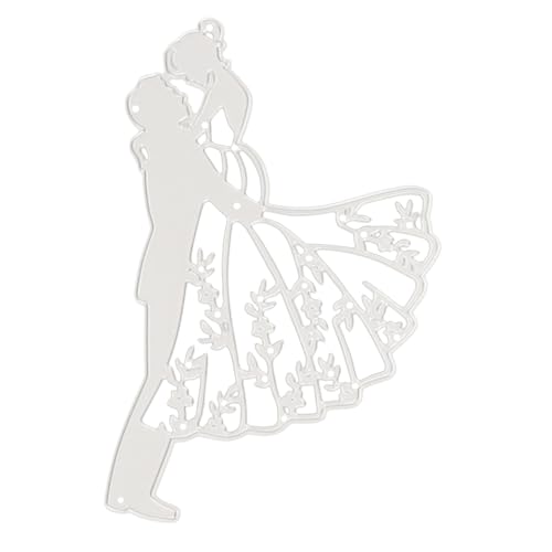 Gogogmee Stanzschablone für Hochzeit, Stoff-Stanzform, DIY, Braut, Bräutigam, Stanzformen, DIY, Prägeschablone, Bastelarbeiten, Vorlage, Troqueles, Karten, Karbonstahl, Bräutigam, Hochzeitskleid Gogogmee Stanzschablone für Hochzeit, Stoff-Stanzform, DIY, Braut, Bräutigam, Stanzformen, DIY, Prägeschablone, Bastelarbeiten, Vorlage, Troqueles, Karten, Karbonstahl, Bräutigam, Hochzeitskleid von Gogogmee