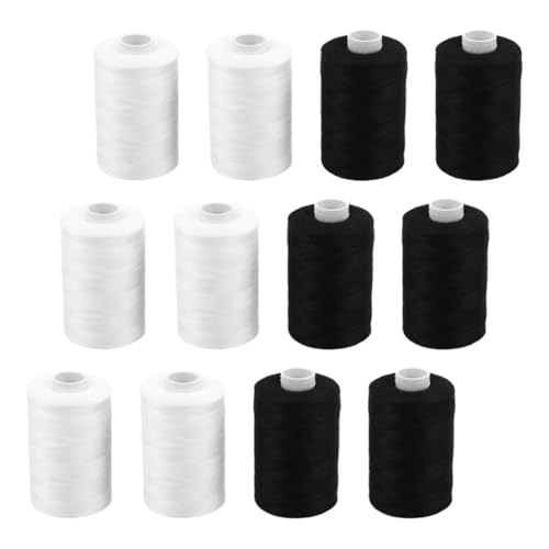 Gogogmee Stickgarn Garnsatz Polyester Zubehör für Nähmaschinen weißer Faden zum Nähen Nähzubehör für Anfänger Nähgarn weißer Faden zum Handnähen Faden zum Quilten Nähnähfaden Hand nähen Gogogmee Stickgarn Garnsatz Polyester Zubehör für Nähmaschinen weißer Faden zum Nähen Nähzubehör für Anfänger Nähgarn weißer Faden zum Handnähen Faden zum Quilten Nähnähfaden Hand nähen von Gogogmee