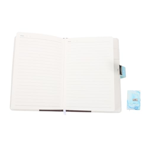 Gogogmee Tagebuch mit Zahlenschloss PU Notizbuch mit Passwortsperre Verschließbares Journal für Frauen und Männer Langlebiges Schreibbuch als Planer und Tagebuch in Himmelblau von Gogogmee