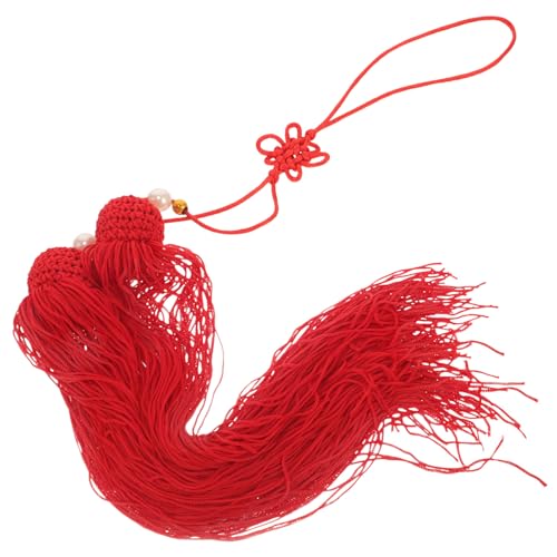 Gogogmee Tai Chi Quaste Rote Hängende Quaste Für Martial Arts Dekoration Sichere Befestigung Strapazierfähige Materialien Vielseitige Nutzung von Gogogmee
