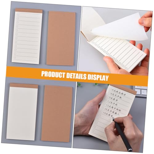 Gogogmee Teiliges Abreißbares Notizblock mit Bedruckten und Blanko Memo Pads Praktischer Tages und Terminplaner für Büro und Zuhause Handlich und Vielseitig für To Do Listen und Planung von Gogogmee