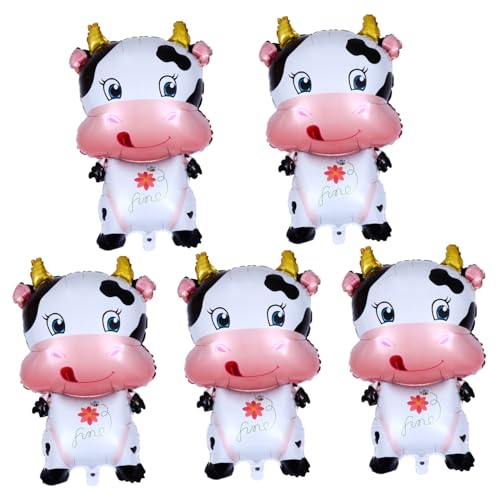 Gogogmee Teiliges Aluminiumfolie Luftballons Kuhmotiv Kreative Ox Form Partydeko für Geburtstag Silvester und Festlichkeiten Gogogmee Teiliges Aluminiumfolie Luftballons Kuhmotiv Kreative Ox Form Partydeko für Geburtstag Silvester und Festlichkeiten von Gogogmee
