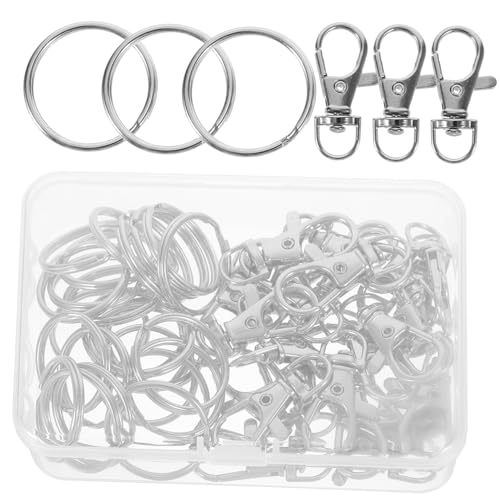 Gogogmee Teiliges Drehbare Ringe und Schnallen für Geldbörsen Metall Schlüsselanhänger und Riemen Zubehör für Handtaschen und Bastelprojekte von Gogogmee