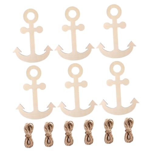 Gogogmee Teiliges Holzanker zum Basteln Naturbelassen Nautische Dekoration DIY Ornamente mit Maritimem Flair für Sommerparty Klassenzimmer Küstenstil Wanddeko Gogogmee Teiliges Holzanker zum Basteln Naturbelassen Nautische Dekoration DIY Ornamente mit Maritimem Flair für Sommerparty Klassenzimmer Küstenstil Wanddeko von Gogogmee