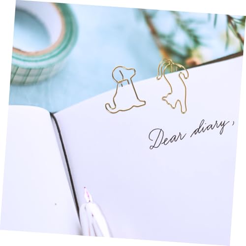 Gogogmee Teiliges Niedliche Tier büroklammern aus Metall Hunde Katzen designs Kreative Lesezeichen für Büro Schule Scrapbooking und Geschenke für Hunde Katzenliebhaber von Gogogmee