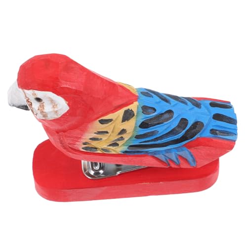 Gogogmee Tierhefter Aus Holz Für Den Schreibtisch LED Kreative Tiere Niedlich Für Kinderzimmer Cartoon Lustig Mit Mini Heftern Neuartiger Hefter Papierhefter Holzhefter von Gogogmee