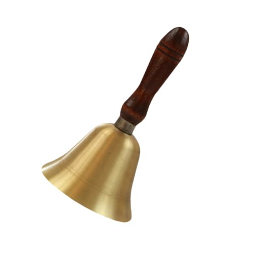 Gogogmee Tragbare Handglocke aus Massivem mit Ergonomischem Holzgriff Klarer Klang Leichtes Party und Tischglocken Dekor für Hotel Restaurant und Kreative Dekoration Gogogmee Tragbare Handglocke aus Massivem mit Ergonomischem Holzgriff Klarer Klang Leichtes Party und Tischglocken Dekor für Hotel Restaurant und Kreative Dekoration von Gogogmee