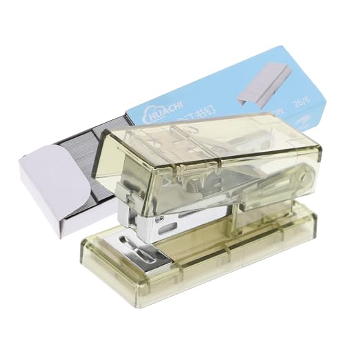 Gogogmee Transparenter Mini Handhefter Praktischer Multifunktionaler Bürohefgerät für Schüler und Zuhause Kompakt Handlich für Schnelles Heften von Dokumenten Gogogmee Transparenter Mini Handhefter Praktischer Multifunktionaler Bürohefgerät für Schüler und Zuhause Kompakt Handlich für Schnelles Heften von Dokumenten von Gogogmee