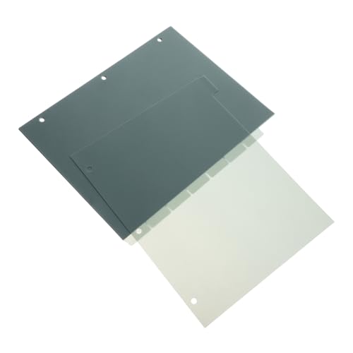 Gogogmee Trennblätter mit Laschen aus Robustem Wasserdichtem Pp material Semitransparent für Ordner Sammelmappen und Effiziente Dateiorganisation Gogogmee Trennblätter mit Laschen aus Robustem Wasserdichtem Pp material Semitransparent für Ordner Sammelmappen und Effiziente Dateiorganisation von Gogogmee