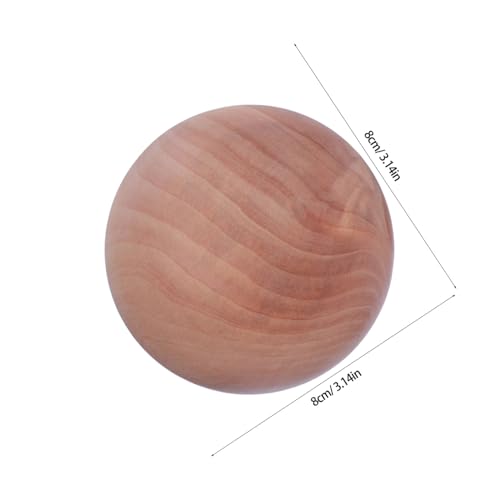 Gogogmee Unfertige Natürliche Holzkugel aus Massivem Holz für DIY Bastelprojekte Bemalbar Langlebig Vielseitiges Zubehör für Kreative Holzarbeiten Gogogmee Unfertige Natürliche Holzkugel aus Massivem Holz für DIY Bastelprojekte Bemalbar Langlebig Vielseitiges Zubehör für Kreative Holzarbeiten von Gogogmee
