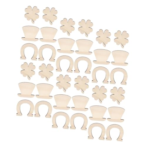Gogogmee Unvollendete Holzscheibe Hut Kleeblatt DIY Bastelmaterial Naturholz für Kreative Handarbeiten und Dekorationen Zuhause und Geschenkideen Gogogmee Unvollendete Holzscheibe Hut Kleeblatt DIY Bastelmaterial Naturholz für Kreative Handarbeiten und Dekorationen Zuhause und Geschenkideen von Gogogmee