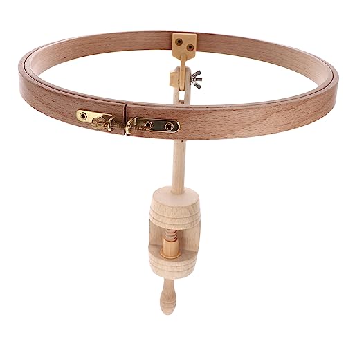 Gogogmee Verstellbarer Buchenholz Kreuzstich Halter mit Drehfunktion Stabiler Stickrahmen für Tisch Freihändiges Sticken Geeignet für Anfänger und Heimwerker Gogogmee Verstellbarer Buchenholz Kreuzstich Halter mit Drehfunktion Stabiler Stickrahmen für Tisch Freihändiges Sticken Geeignet für Anfänger und Heimwerker von Gogogmee