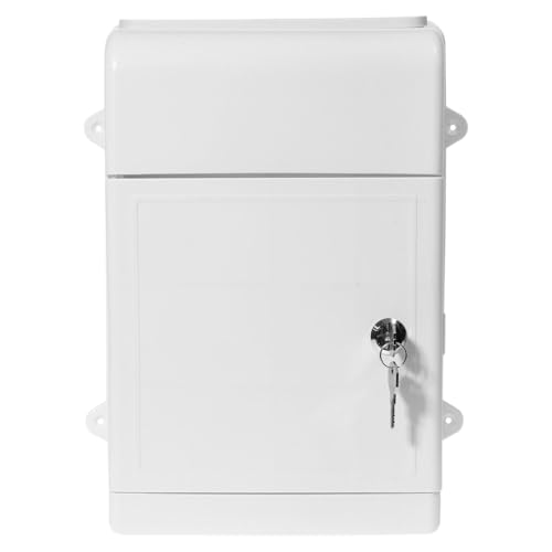 Gogogmee Wandmontierter Briefkasten mit Schloss Wetterfeste Briefkastenbox für Vorschläge Beschwerden und Post für Büro und Außenbereich Große Kapazität Multifunktionsbox von Gogogmee