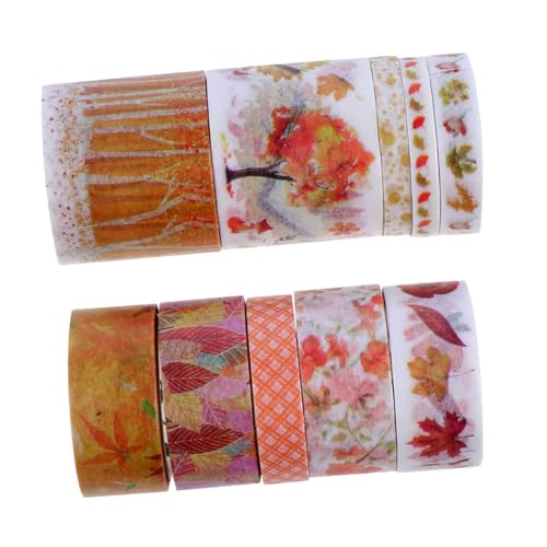 Gogogmee Washi Tape Dekorative Klebebänder für DIY Kunst und Scrapbooking Handreißbar und Vielseitig Einsetzbar für Kreative Projekte und von Gogogmee
