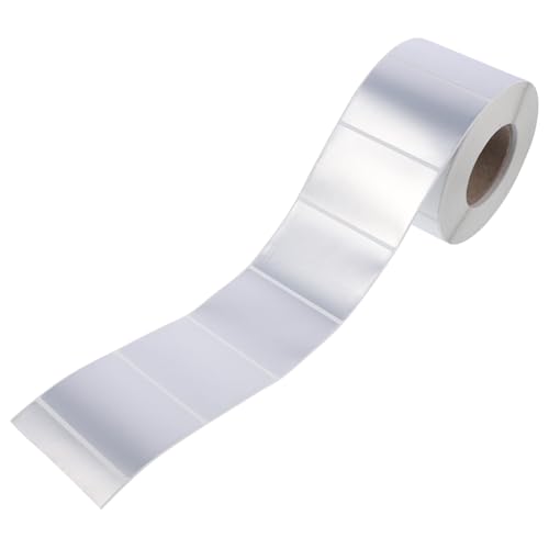 Gogogmee Wasserdichte Selbstklebende Etikettenpapierrolle Kratzfest Stark Haftend Bedruckbar für Labeldrucker Große Versandaufkleber Klare Code druckqualität von Gogogmee