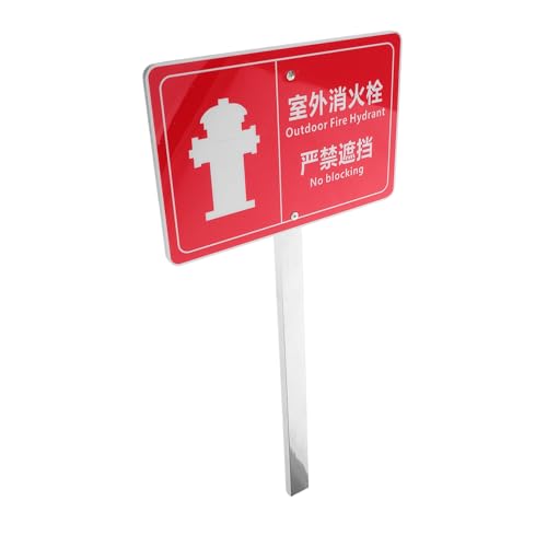 Gogogmee Wasserdichtes Wetterfestes Feuerwehr Hydrantenschild für Außenbereich Hochsichtbares Warnschild für Garten Feuerlöscher und Pumpenanschluss Einfach zu Montieren Vielseitig Gogogmee Wasserdichtes Wetterfestes Feuerwehr Hydrantenschild für Außenbereich Hochsichtbares Warnschild für Garten Feuerlöscher und Pumpenanschluss Einfach zu Montieren Vielseitig von Gogogmee