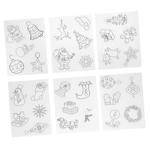 Gogogmee Weihnachtliche Heat Shrink Sheets Teilig mit Cartoon Motiven DIY Schrumpffolie für Schlüsselanhänger Schmuck und Dekoration Kreative Bastelidee für Weihnachten Gogogmee Weihnachtliche Heat Shrink Sheets Teilig mit Cartoon Motiven DIY Schrumpffolie für Schlüsselanhänger Schmuck und Dekoration Kreative Bastelidee für Weihnachten von Gogogmee