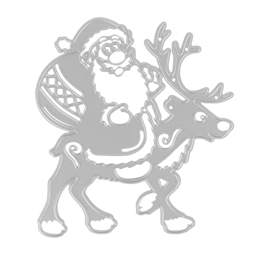 Gogogmee Weihnachtliche Stanzform aus Carbonstahl Langlebige Schneide Schablone für DIY Basteln Präzise Gravierte Weihnachtsmann Vorlage für Karten Scrapbooking und Dekoration Gogogmee Weihnachtliche Stanzform aus Carbonstahl Langlebige Schneide Schablone für DIY Basteln Präzise Gravierte Weihnachtsmann Vorlage für Karten Scrapbooking und Dekoration von Gogogmee