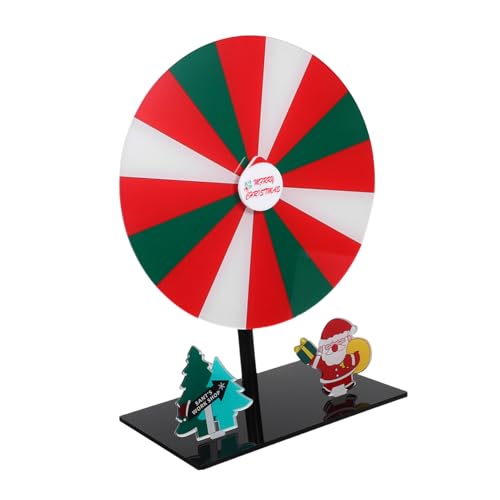 Gogogmee Weihnachtliches Acryl-drehspiel mit Tischständer Interaktives Rad für Partyspiele Hochzeitsaktivitäten und Festliche Gewinnspiele Rotierendes für Weihnachtsfeiern Gogogmee Weihnachtliches Acryl-drehspiel mit Tischständer Interaktives Rad für Partyspiele Hochzeitsaktivitäten und Festliche Gewinnspiele Rotierendes für Weihnachtsfeiern von Gogogmee