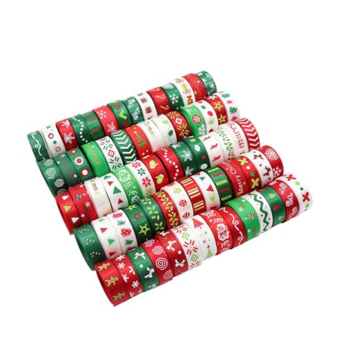 Gogogmee Weihnachts Geschenkband mit Buntem Print Strapazierfähiges Bastelband für DIY Schleifen Banner und Partydekoration Praktische Vielseitig für Geschenkverpackungen Gogogmee Weihnachts Geschenkband mit Buntem Print Strapazierfähiges Bastelband für DIY Schleifen Banner und Partydekoration Praktische Vielseitig für Geschenkverpackungen von Gogogmee