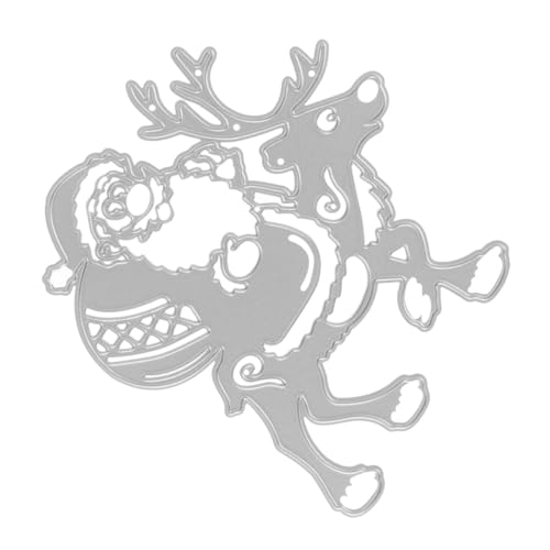Gogogmee Weihnachtsmann Metall Stanzschablonen DIY Schneidwerkzeug für Papierbasteln Handliche Stanzformen für Weihnachtskarten Präzise Prägevorlagen für Scrapbooking und Festdekoration Gogogmee Weihnachtsmann Metall Stanzschablonen DIY Schneidwerkzeug für Papierbasteln Handliche Stanzformen für Weihnachtskarten Präzise Prägevorlagen für Scrapbooking und Festdekoration von Gogogmee