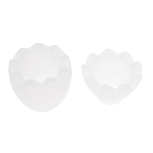 Gogogmee Weiße Flexible Silikon Box mit Ei Form Langlebig und Leicht zu Reinigen Multifunktionale Epoxidharz Gießform für DIY Dekoration Schmuck und Seifenaufbewahrung Dekorative von Gogogmee