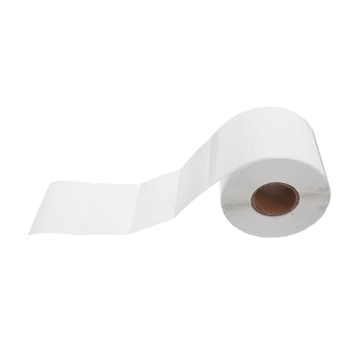 Gogogmee Weiße Selbstklebende Rechteckige Kupferdruckpapier-Etiketten Kompatibel mit Gängigen Druckern für Barcode Versand Büro Lagerverwaltung von Gogogmee
