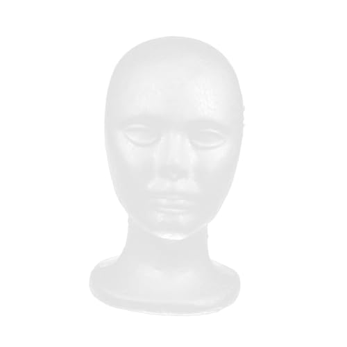 Gogogmee Weißer Männlicher Schaufensterpuppenkopf aus Leichtem Stabile Display Puppe für Perücken Hüte Brillen und Styling Vielseitiger Modellkopf für Friseur und Dekoration Gogogmee Weißer Männlicher Schaufensterpuppenkopf aus Leichtem Stabile Display Puppe für Perücken Hüte Brillen und Styling Vielseitiger Modellkopf für Friseur und Dekoration von Gogogmee