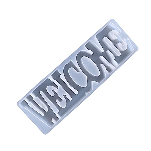 Gogogmee Willkommensbuchstaben Silikonformen für DIY Handwerk Gießform für Harz Elastisch und Langlebig für Desktop Dekorationen Gogogmee Willkommensbuchstaben Silikonformen für DIY Handwerk Gießform für Harz Elastisch und Langlebig für Desktop Dekorationen von Gogogmee
