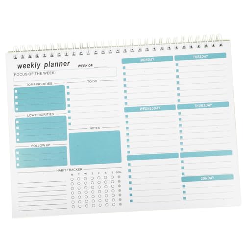 Gogogmee Wochenplaner Notizblock Abreißbarer To Do Listenblock für Effektives Planen Multifunktionales Notizbuch für und Freunde Kreatives Design für Übersichtlichkeit von Gogogmee