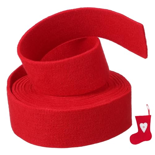 Gogogmee Wollfilzband Rot Umweltfreundliches Filzband Für DIY Weihnachtsdeko Patchwork Applikationen Kränze Schleifen Und Bastelprojekte Gogogmee Wollfilzband Rot Umweltfreundliches Filzband Für DIY Weihnachtsdeko Patchwork Applikationen Kränze Schleifen Und Bastelprojekte von Gogogmee