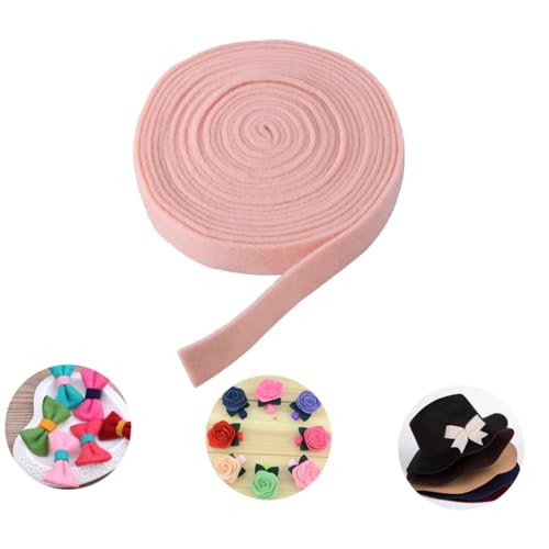 Gogogmee Wollfilzband für DIY Basteln Umweltfreundliches Langlebiges Filzband in Hellrosa für Weihnachtsbaumdekoration Kränze Schleifen und Patchwork Applikationen Gogogmee Wollfilzband für DIY Basteln Umweltfreundliches Langlebiges Filzband in Hellrosa für Weihnachtsbaumdekoration Kränze Schleifen und Patchwork Applikationen von Gogogmee