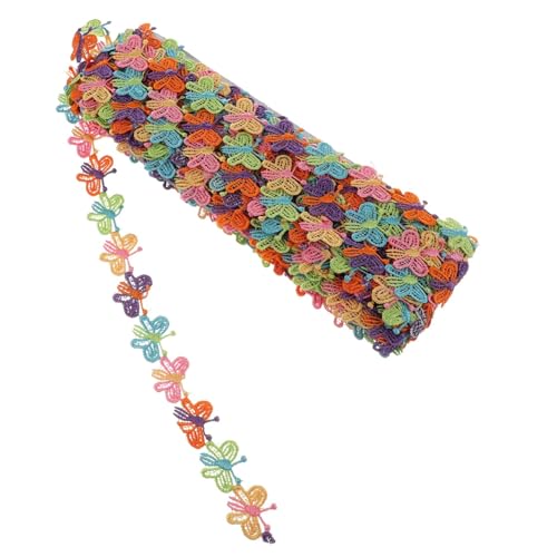 Gogogmee Yards Besticktes Spitzenband mit Cartoon Polyester Seide Langlebig Vielseitig für DIY Näharbeiten Babykleidung Dekoration Hochzeit Geschenkverpackung Hand und Maschinenwäsche Gogogmee Yards Besticktes Spitzenband mit Cartoon Polyester Seide Langlebig Vielseitig für DIY Näharbeiten Babykleidung Dekoration Hochzeit Geschenkverpackung Hand und Maschinenwäsche von Gogogmee