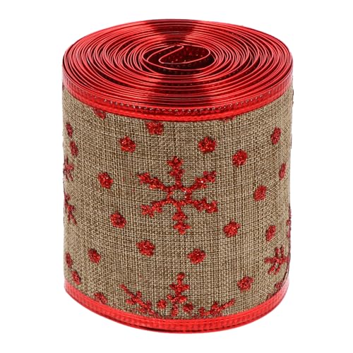 Gogogmee Yards Weihnachtsband mit Goldprägung Dekorative DIY Geschenkbandrolle Strapazierfähiges Bastelband für Weihnachtsdekoration Geschenkverpackung und Haaraccessoires Gogogmee Yards Weihnachtsband mit Goldprägung Dekorative DIY Geschenkbandrolle Strapazierfähiges Bastelband für Weihnachtsdekoration Geschenkverpackung und Haaraccessoires von Gogogmee