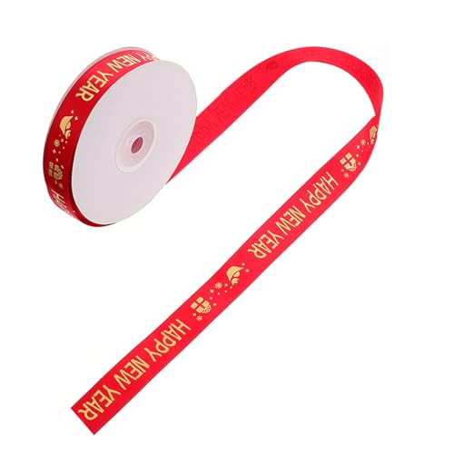 Gogogmee Year Geschenkband Polyesterband Strapazierfähiges DIY Dekoband mit Kinderfreundlichen Neujahrsmustern Vielseitig Verwendbar für Geschenkverpackung Blumenarrangements Festliche Gogogmee Year Geschenkband Polyesterband Strapazierfähiges DIY Dekoband mit Kinderfreundlichen Neujahrsmustern Vielseitig Verwendbar für Geschenkverpackung Blumenarrangements Festliche von Gogogmee
