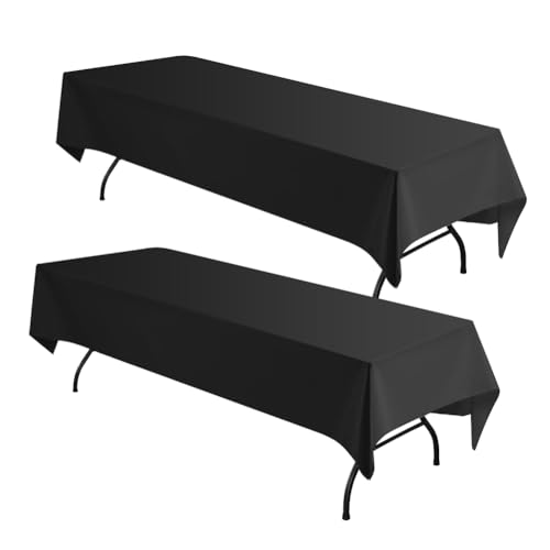 Gohytal 2 Stück Biertisch Tischdecke, tischdecke bierzeltgarnitur universal für 50cm u.70cm Biertische Hussen für Biertisch Bierbank Tischdecke Rechteckige Tischdecken Waschbar 100x250cm von Gohytal