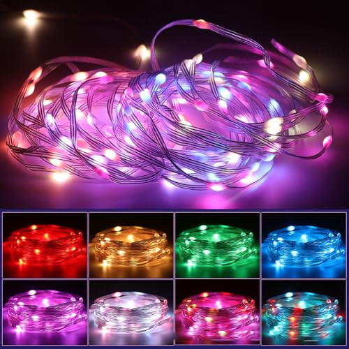 Gohytal 20M LED Lichterkette, 200 LED Lichterkette mit Time, APP Steuerung, USB Lichterkette Außen IP65 Wasserdichte für Garten Weihnachten Hochzeit Halloween Balkone Party Dekoration Gohytal 20M LED Lichterkette, 200 LED Lichterkette mit Time, APP Steuerung, USB Lichterkette Außen IP65 Wasserdichte für Garten Weihnachten Hochzeit Halloween Balkone Party Dekoration von Gohytal