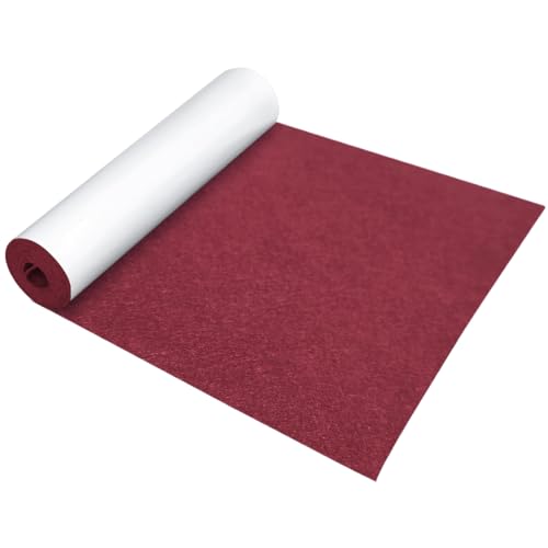 Gohytal 40x220cm Filz Selbstklebend Meterware, Klebefilz Selbstklebend, Selbstklebend Filzstoff, Nadelfilz, Bespannstoff aus Filz, Mehrzweckklebstoff für DIY Box Liner, Möbel, Burgunderrot, 1mm Dicke Gohytal 40x220cm Filz Selbstklebend Meterware, Klebefilz Selbstklebend, Selbstklebend Filzstoff, Nadelfilz, Bespannstoff aus Filz, Mehrzweckklebstoff für DIY Box Liner, Möbel, Burgunderrot, 1mm Dicke von Gohytal