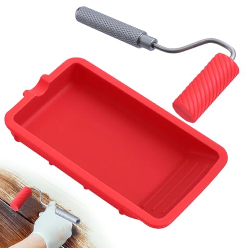 Gohytal Leimroller für Holzleim, Schnelles und Gleichmäßiges Auftragen, Wiederverwendbare Leimwalze für Handwerk, DIY-Projekte und Holzbearbeitung, Ideal für Klebeprojekte,Präzise Kleberverteilung Gohytal Leimroller für Holzleim, Schnelles und Gleichmäßiges Auftragen, Wiederverwendbare Leimwalze für Handwerk, DIY-Projekte und Holzbearbeitung, Ideal für Klebeprojekte,Präzise Kleberverteilung von Gohytal