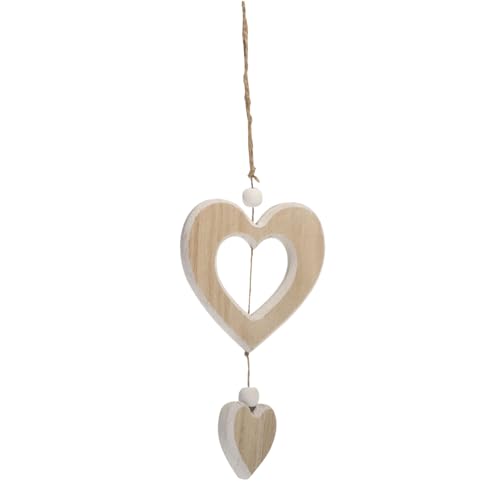 Goiern Herz Deko Holz Anhänger Hängende Dekoherz Fensterdeko Dekoanhänger Geschenk, Holzherzen von Goiern
