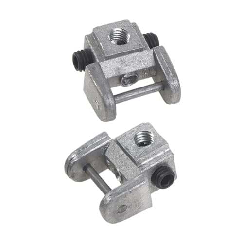 Gokelomg 2-Teiliges Umrüstset für Dekupiersägeblatthalter, Adapter Ohne Stift, Metallhalter für Obere/Untere Sägeblätter Gokelomg 2-Teiliges Umrüstset für Dekupiersägeblatthalter, Adapter Ohne Stift, Metallhalter für Obere/Untere Sägeblätter von Gokelomg