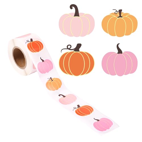 500stk Halloween-Kürbis-Aufkleber, 38mm Herbst-Kürbis-Aufkleberrolle Selbstklebende Aufkleber für Halloween Herbst Erntedankfest Umschläge Sammelalben Basteln Party-Dekoration 500stk Halloween-Kürbis-Aufkleber, 38mm Herbst-Kürbis-Aufkleberrolle Selbstklebende Aufkleber für Halloween Herbst Erntedankfest Umschläge Sammelalben Basteln Party-Dekoration von Goktvai