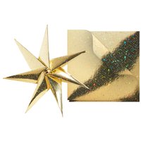 Faltpapier "Holografie Gold" von Gold