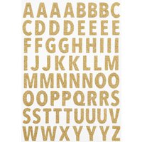 Glitzer-Sticker "Buchstaben" - Gold von Gold
