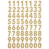 Glitzer-Sticker "Zahlen" - Gold von Gold