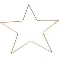 Metallring "Stern", Goldfarben - Ø 35 cm von Gold