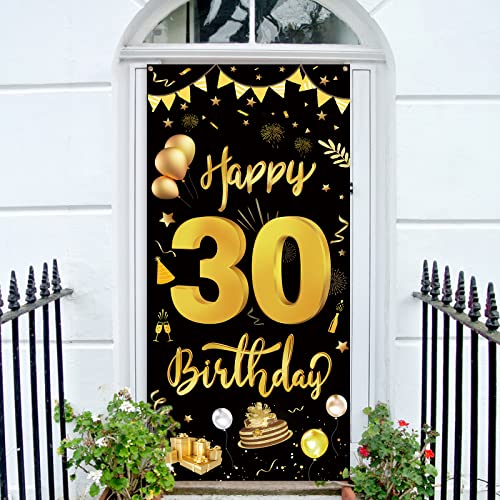 GoldRock 30 Geburtstag Deko Banner, Deko 30 Geburtstag Frau, 30 Geburtstag Frauen Deko, 30. Geburtstag Banner Hintergrund 185cm × 90 cm,30 Jahre Geburtstag Sfeier Liefert Foto Prop Kuchen Tisch Banner GoldRock 30 Geburtstag Deko Banner, Deko 30 Geburtstag Frau, 30 Geburtstag Frauen Deko, 30. Geburtstag Banner Hintergrund 185cm × 90 cm,30 Jahre Geburtstag Sfeier Liefert Foto Prop Kuchen Tisch Banner von GoldRock