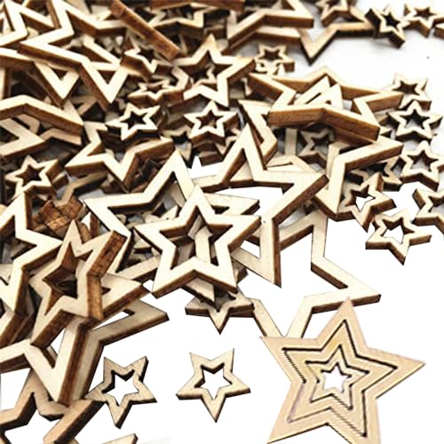 GoldRock 300 Stk Holzsterne zum Basteln Streudeko Weihnachten, 3 Größen Sterne Holz 1-3cm,Sterne Deko Konfetti,Holz Sterne Tischdeko Klein,Weihnachtsdeko Basteln,Sterne Basteln für Hochzeit,Geburtstag GoldRock 300 Stk Holzsterne zum Basteln Streudeko Weihnachten, 3 Größen Sterne Holz 1-3cm,Sterne Deko Konfetti,Holz Sterne Tischdeko Klein,Weihnachtsdeko Basteln,Sterne Basteln für Hochzeit,Geburtstag von GoldRock