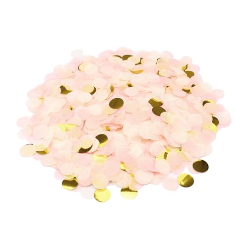 GoldRock 50g Konfetti Rosegold Rosa,ca. 6000 Stück Rosa Konfetti Hochzeit,Luftschlangen Rosegold,Tischdeko Hochzeit,Confetti Deko Rosegold,Glitzer Konfetti Bunt Groß,Streudeko Geburtstag Pastell Gold GoldRock 50g Konfetti Rosegold Rosa,ca. 6000 Stück Rosa Konfetti Hochzeit,Luftschlangen Rosegold,Tischdeko Hochzeit,Confetti Deko Rosegold,Glitzer Konfetti Bunt Groß,Streudeko Geburtstag Pastell Gold von GoldRock